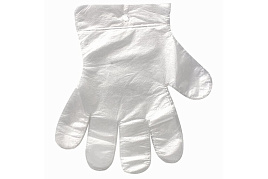 Перчатки полиэтиленовые L (50пар)одноразовые