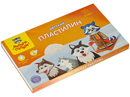 Пластилин 18цв. Енот на Аляске ДП_10237 270г, со стеком, картон