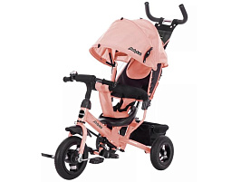 Велосипед детский с крышей 649236 трехколесный розовый
