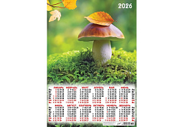 Календарь листов. 2026г. ПО-26-230 Грибочек