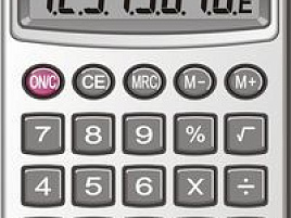 Калькулятор Uniel карманный UK-30 8 разрядов, двойное питание, 117х70х11