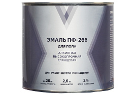 Эмаль ПФ-266 золотисто-коричневая 2,6кг V