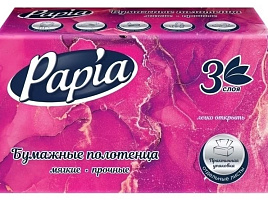 Полотенце бумажное Papia 3-сл 100шт. V-сложения