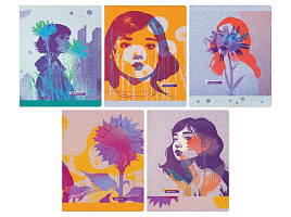 Тетрадь 48л.  Т5ск48_тф 12723 "Какая ты...", тиснение фольгой