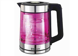 Электрочайник SAKURA SA-2746P стекло 2л