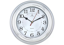 Часы настенные Atlantis 23*23 692А-А серебро