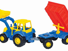 Трактор 35363 Алтай с прицепом и ковшом №2