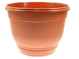 Кашпо цветочное 2л Цегла 001230 терракот с/п