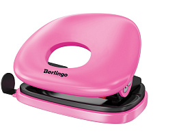 Дырокол Berlingo DDp_20103 "Round" 20л., пластиковый, розовый