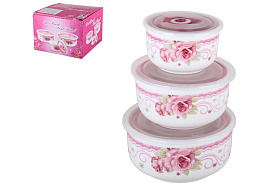 Набор салатников керамика 3пр 9159 с/кр