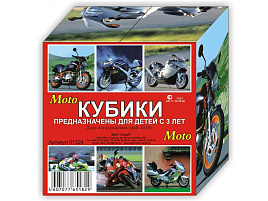 Кубики 4шт 01324 Мотоциклы