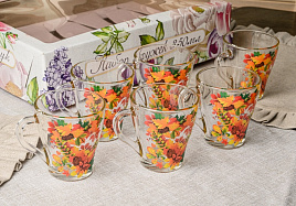 Набор кружек 6шт 1649/6-Д Вальс Бостон