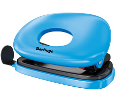 Дырокол Berlingo DDp_10102 "Round" 10л., пластиковый, голубой