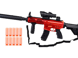 Автомат с мягкими пулями 903A глушитель, прицел