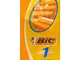 Станок для бритья Бик 1 д.чувст.к. (желт) 5шт.5010