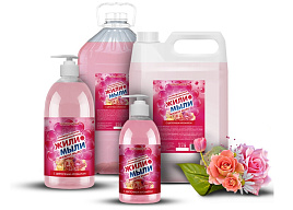 Мыло жидкое 5л. Жили-Мыли Цветочное канистра