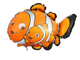 Шар надувной фольгированный Ф11" Рыба Немо
