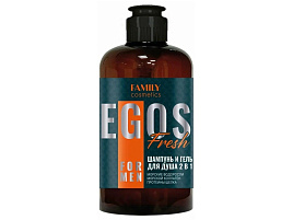 Шампунь мужской Family Egos 470мл 2в1 Fresh