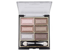 Тени для век 6 цветов Farres 1104-4 перламутровые