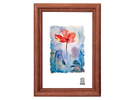 Фоторамка 15*21 дерево Темный дуб 1701 без стекла