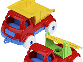 Набор машин И-5677 Самосвал+пожарная 2шт