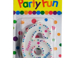 Свеча-цифра "6" С25975/6