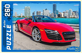 Пазл 260эл. Красный автомобиль 0562