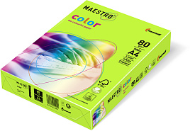 Бумага Maestro Color Neon 136334/155622 A4 80г/м 100л NEOGN зеленый