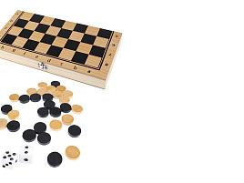 Шашки AN03237 деревянные с  доской