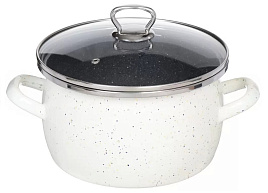 Кастрюля эмаль 4л 1-2440111/4467 Гранит цветной