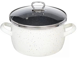 Кастрюля эмаль 4л 1-2440111/4467 Гранит цветной