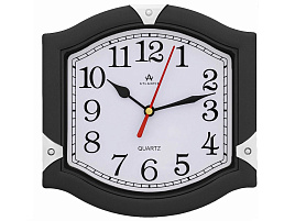 Часы настенные Atlantis 18*18 TLD-5981 черные