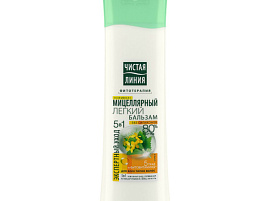 Бальзам для волос Чистая линия 380мл 5 трав