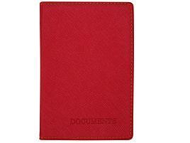 Автодокументы OfficeSpace DL_53595 "Denim", экокожа, коралл