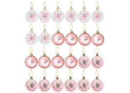 Набор шаров 5см FG250327348C розовый 24шт