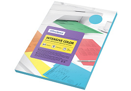 Бумага OfficeSpace IC_38226 "Intensive Color", А4, 80г/м2, 100л., (голубой)