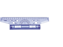Рейсшина 22см. ЛР10 пластик. ролик
