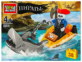 Конструктор Брик 2541-SL Пираты 37дет