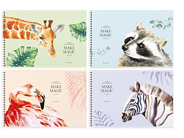 Альбом для рисования 24л. на спирали BG АР4гр24 10882 "Make magic"