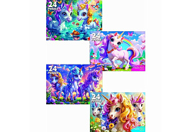 Пазл 24эл. Чудесные единороги П24-6622