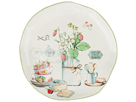 Блюдо 21,5см 824-202 Земляника в/уп