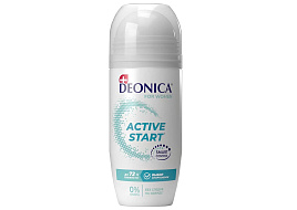 Дезодорант Deonica женский 50мл.Active Start антиперспирант ролик