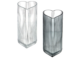 Ваза 502-227 Сердце 19см