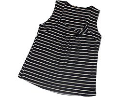 Белье майка женская  полоска