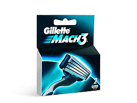 Кассеты для бритья Mach3 2шт(Gillette)1970