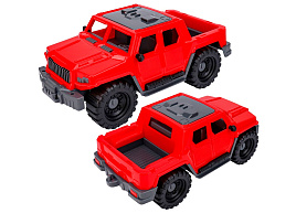 Автомобиль И-8936 Джип "Альфа" Городской (без тента,  красный)