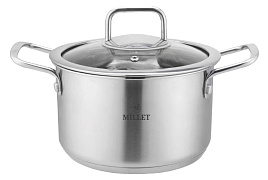 Кастрюля нержавейка 3,7л ML-5020 Millet Diva индукция
