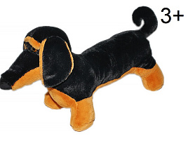 Мягкая игрушка Собачка Такса 60см 80В