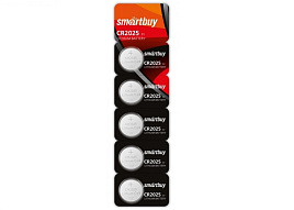 Батарейка SmartBuy CR2025 5бл