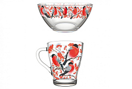 НГ Набор для завтрака 1238-Д Зимние забавы